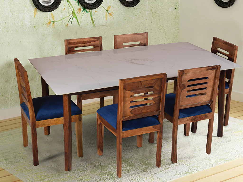 Ryan marble dining table 6 seater Set-2